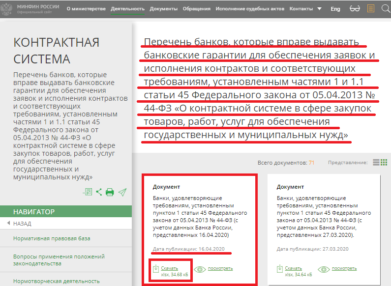 Банковская гарантия по 44 фз требования образец